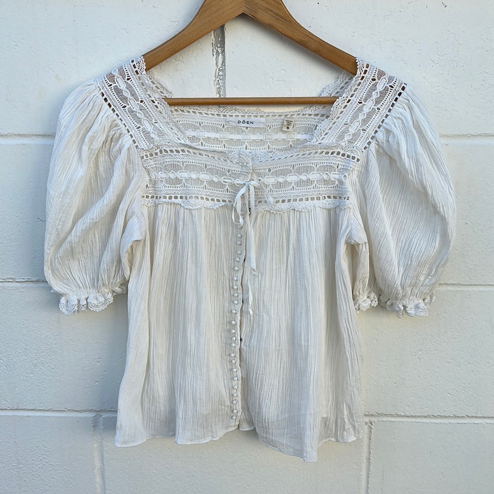 Worn once Doen Anneth top in Salt size small